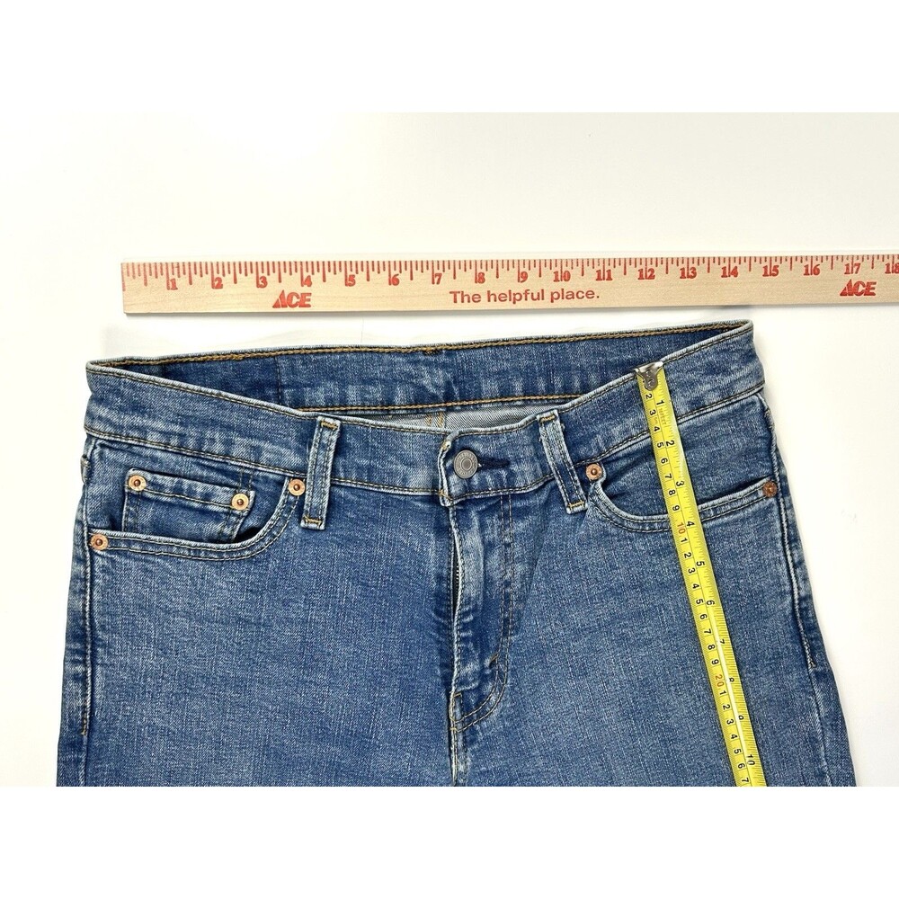 LEVIS Premium 511 Denim Blue Jeans 30x30 Pre-Owned - Picture 8 of 14
